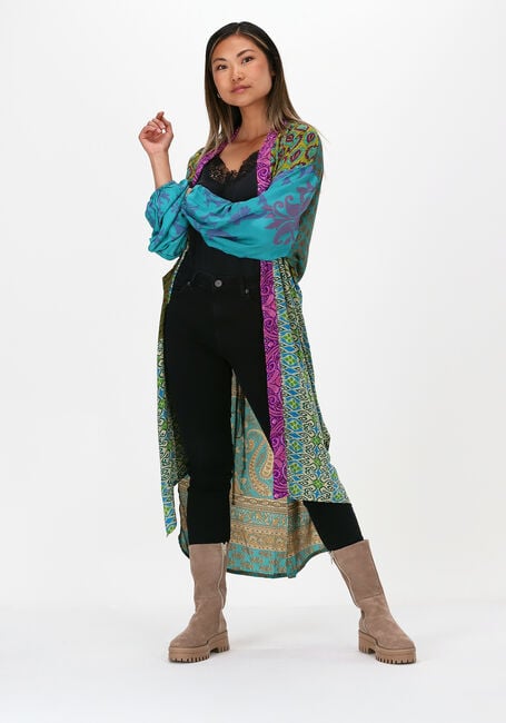 Grüne SISSEL EDELBO Kimono POCKET LONG MIX KIMONO - large