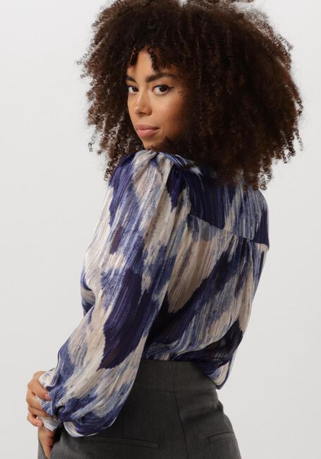 Blaue NUKUS Blusen PRESTONIA BLOUSE - large