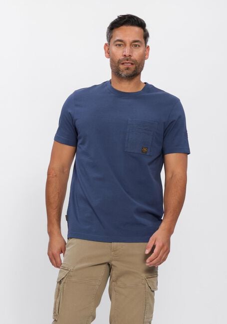 Blaue PME LEGEND T-shirt PLAY HEAVY JERSEY POCKET - large