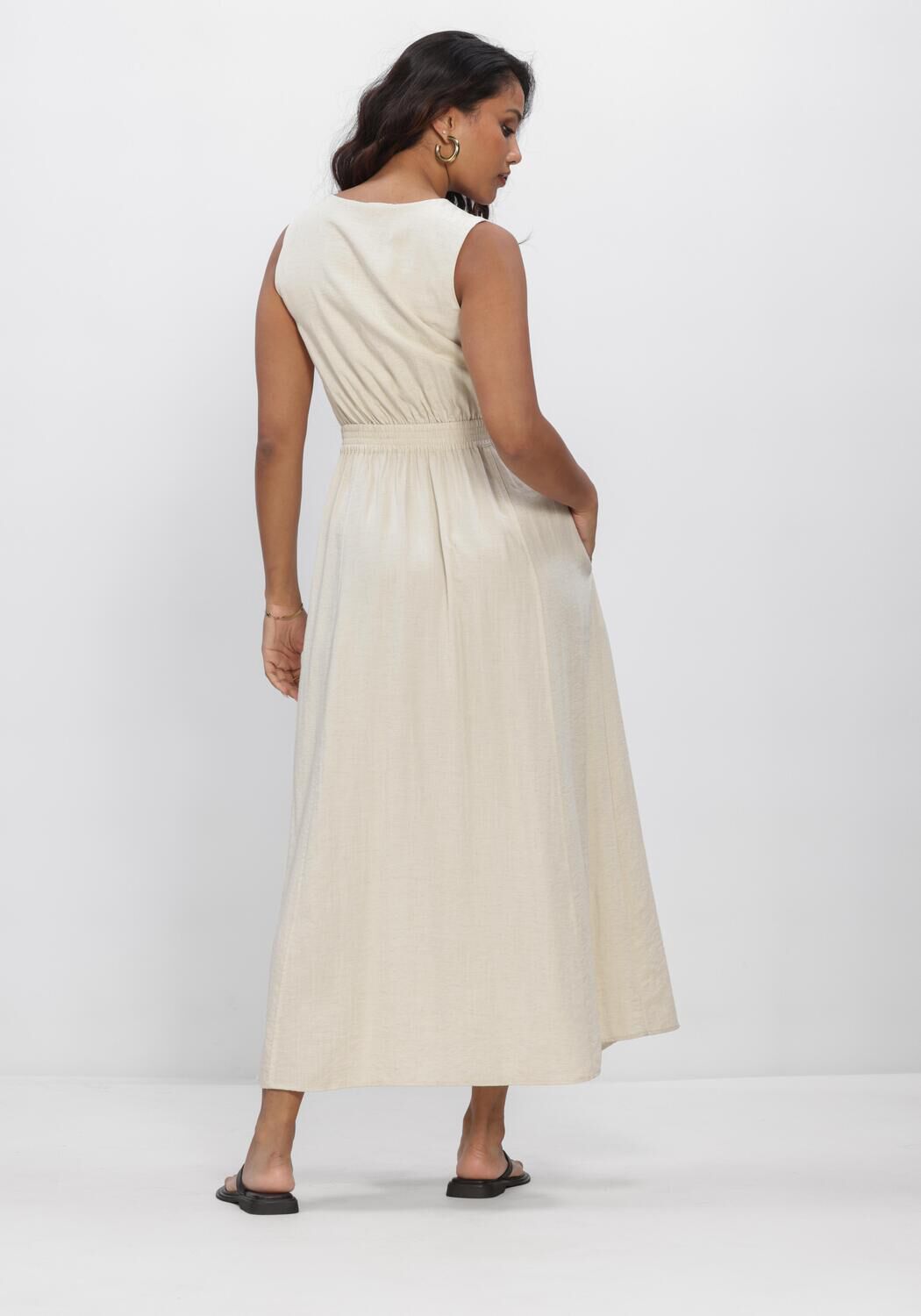 Khaki MSCH COPENHAGEN Kleider MSCHDARIA SL V DRESS - large