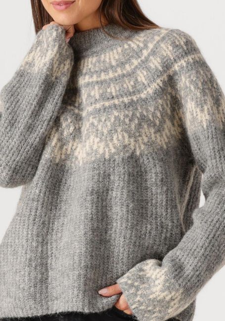 Graue Y.A.S. Pullover YASLIRI LS KNIT PULLOVER - large