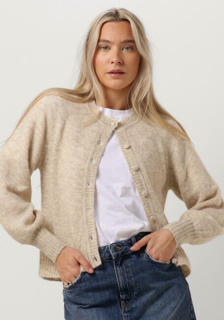 Beige MSCH COPENHAGEN Pullover MSCHZASHA HOPE CARDIGAN - large