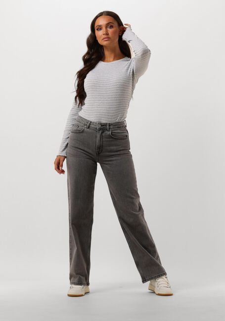 Hellgrau SELECTED FEMME Wide jeans SLFALICE HW WID LONG ELOISE GRE JEA - large