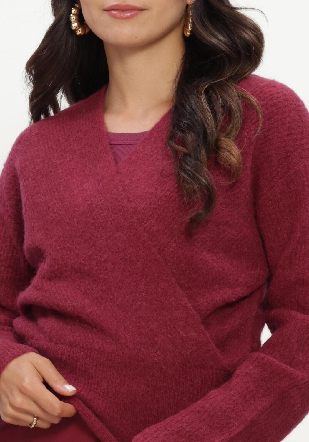 Bordeaux MSCH COPENHAGEN Pullover MSCHBONDIE HOPE V PULLOVER - large