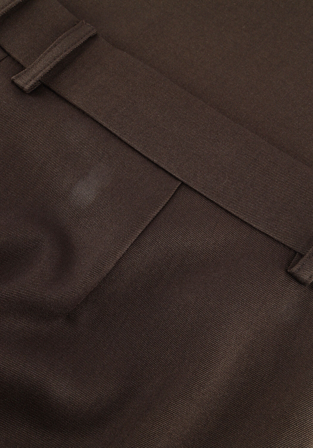 Braune NEO NOIR Weite Hose ESSIALL STRUCTURE PANTS - large