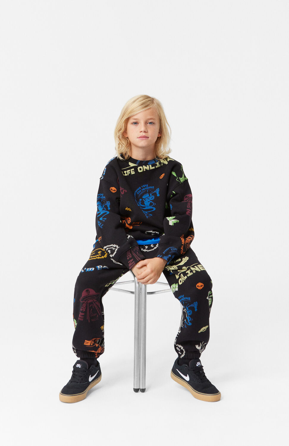 Schwarze MOLO Pullover MONTI - large