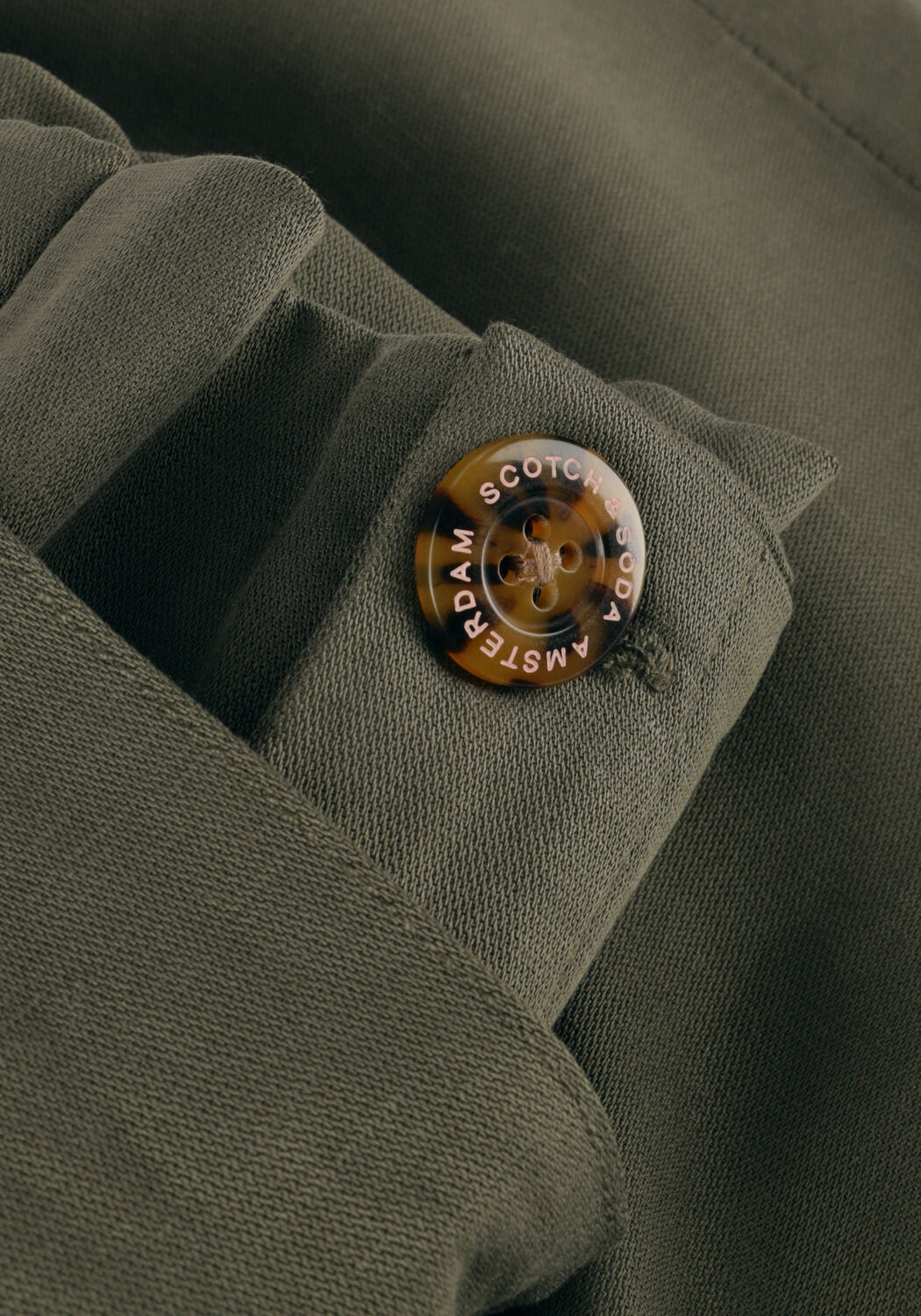 Gr&uuml;ne SCOTCH & SODA Hosen HIGH-RISE PAPER BAG SHORT - large