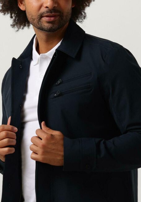 Blaue VANGUARD Mäntel LONG JACKET POLY SOFT TOUCH V-COAT - large