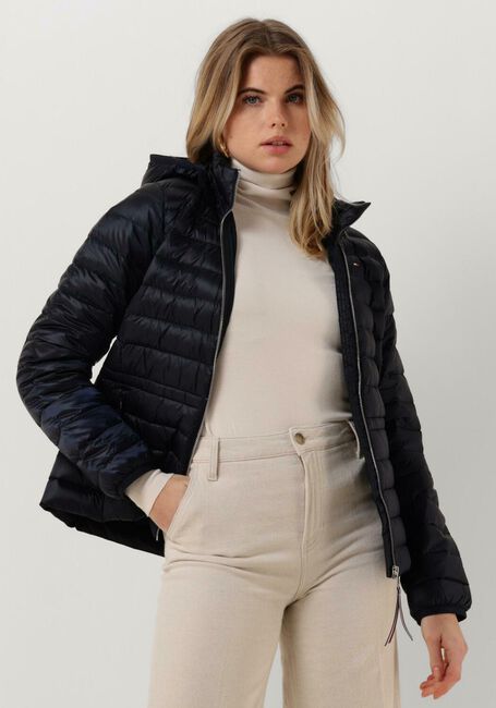 Dunkelblau TOMMY HILFIGER Wattierte Jack FEMININE LW DOWN JACKET - large
