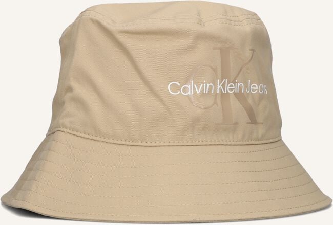 Beige CALVIN KLEIN Hut MONOGRAM SOFT BUCKET HAT Beige CALVIN KLEIN Hut MONOGRAM SOFT BUCKET HAT - large