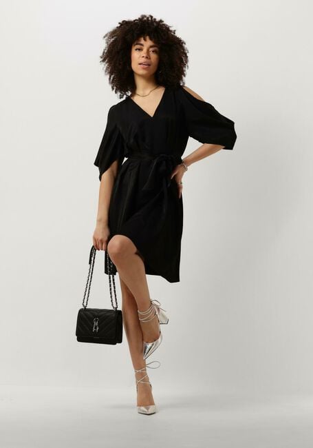 Schwarze LIU JO Minikleid CREPE LEGGERO TP DRESS - large