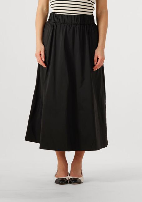 Schwarze NEO NOIR Midirock YARA POPLIN SKIRT - large