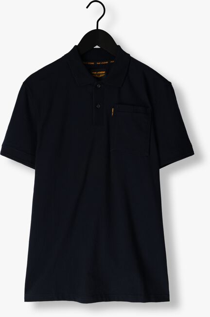 Blaue PME LEGEND Polo-Shirt SHORT SLEEVE POLO STRETCH JERSEY - large