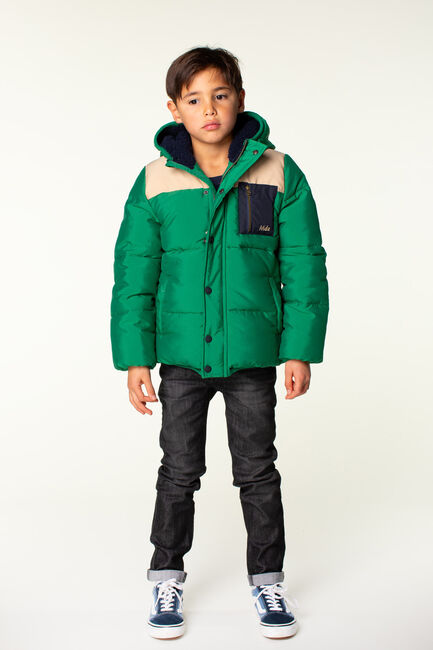 Grüne MOODSTREET Wattierte Jack WINTERJACKET PUFFER JOEY - large