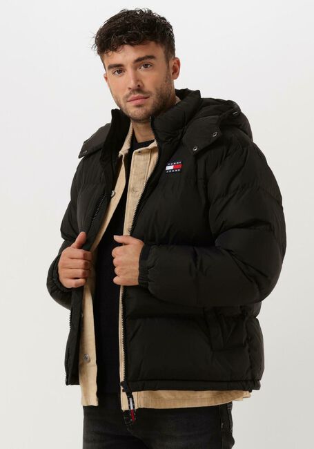 Schwarze TOMMY JEANS Wattierte Jack TJM ALASKA PUFFER - large