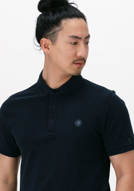 Dunkelblau CAST IRON Polo-Shirt SHORT SLEEVE POLO ORGANIC COTTON PIQUE ESSENTIAL - large