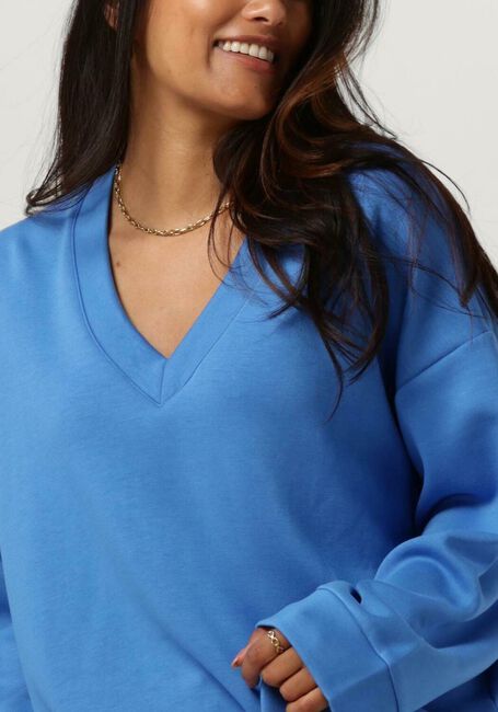 Hellblau MSCH COPENHAGEN Pullover MSCHPETUA IMA Q V SWEATSHIRT - large