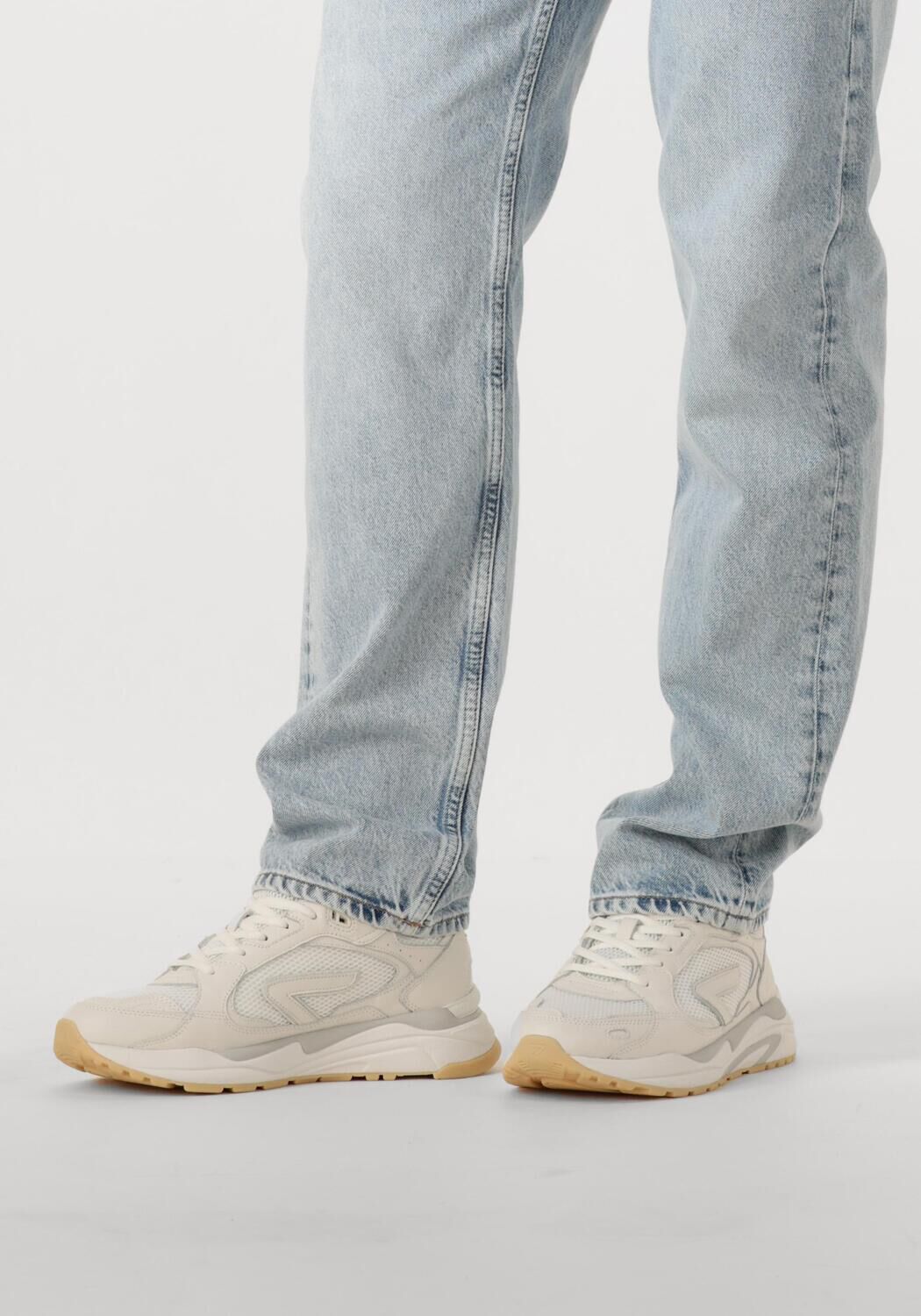 Wei&szlig;e HUB Sneaker Low SLAM-M - large