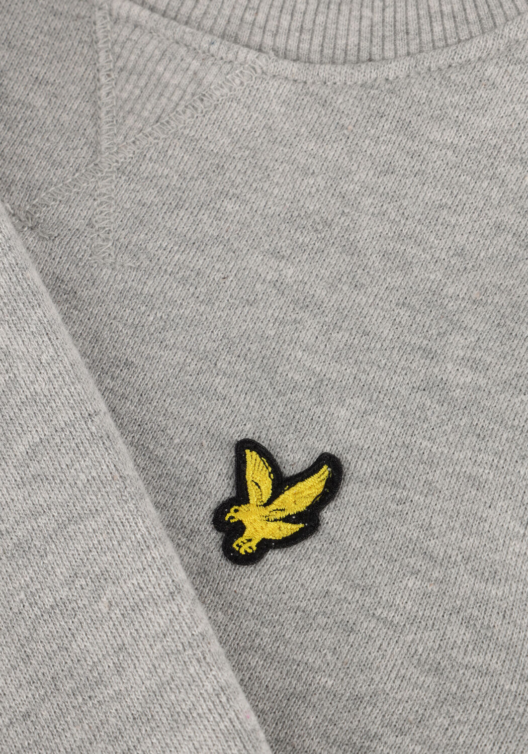 Hellgrau LYLE & SCOTT Sweatshirt PLAIN CREW NECK SWEATSHIRT - large