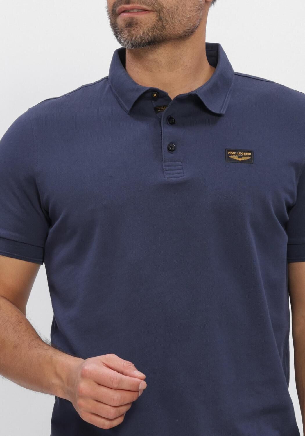 Blaue PME LEGEND Polo-Shirt TRACKWAY POLO - large