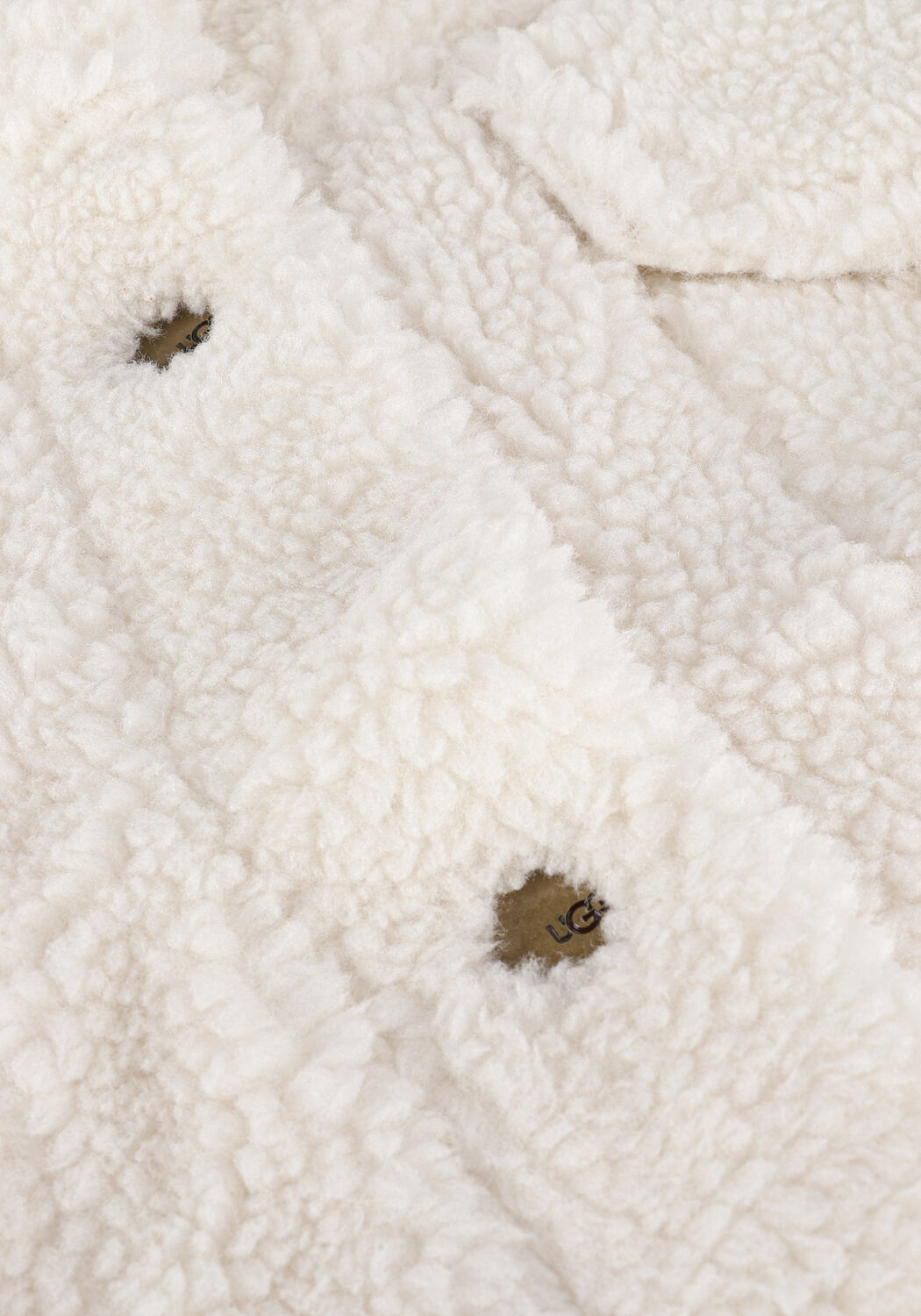 Nicht-gerade weiss UGG Teddy-Jacke W FRANKIE SHERPA TRUCKER JACKET - large