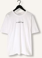 Weiße HAUTE L'AMITIÉ T-shirt CREW RUB PRINT TEE Weiße HAUTE L'AMITIÉ T-shirt CREW RUB PRINT TEE - medium