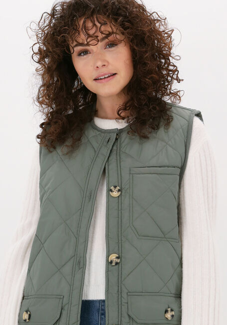 Grüne SECOND FEMALE Bodywarmer PRUDENCE WAISTCOAT - large