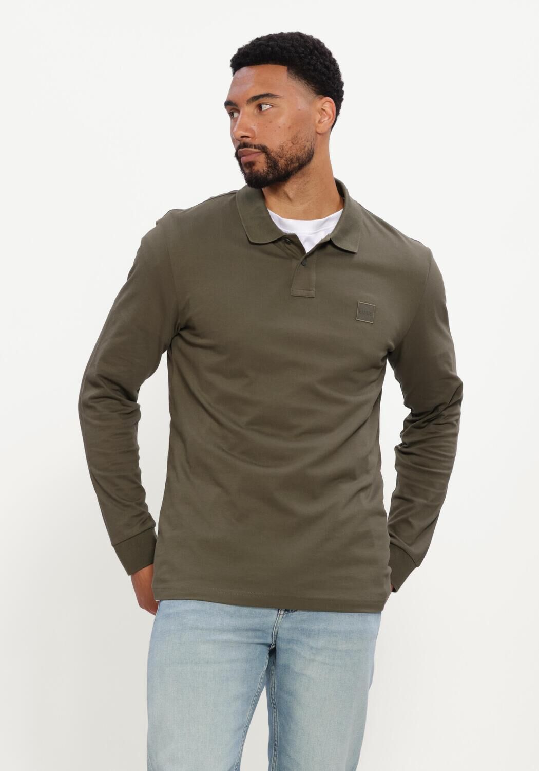 Khaki BOSS ORANGE Polo-Shirt PASSERBY - large