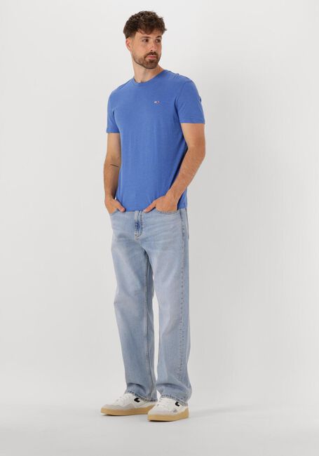 Blaue TOMMY JEANS T-shirt TJM XSLIM JASPE HTR TEE EXT - large