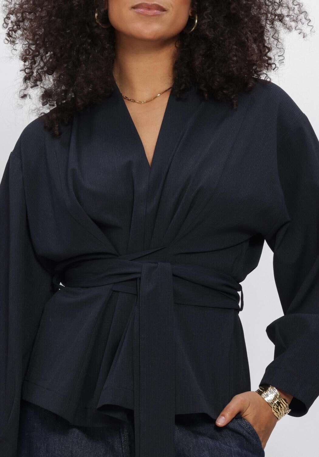 Dunkelblau SUMMUM Top TOP PINSTRIPE SMALL - large