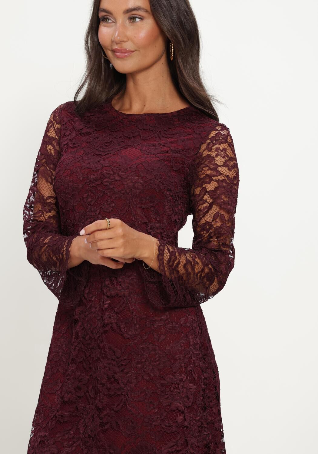 Bordeaux ANA ALCAZAR Minikleid DRESS - large