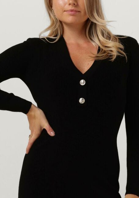 Schwarze LIU JO Minikleid ECS ABITO MAGLIA COSTA FIT - large