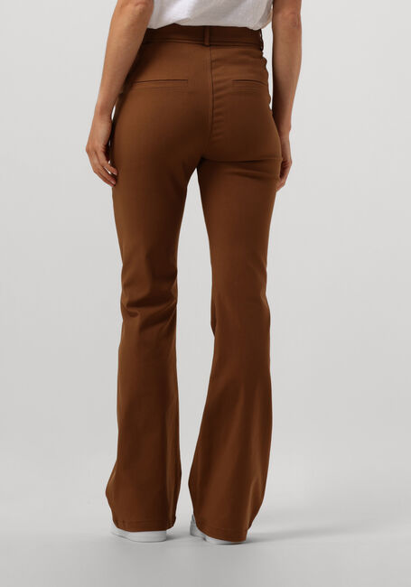 Camelfarbene MINUS Schlaghose CARMA FLARED PANTS - large