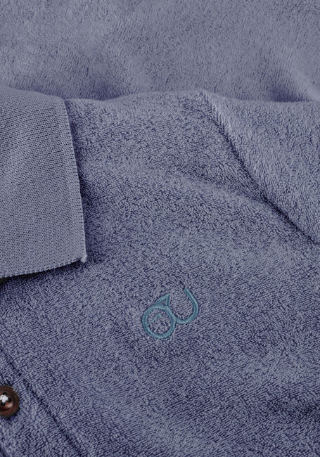 Blaue MR. LOUTRE Polo-Shirt NILS - large