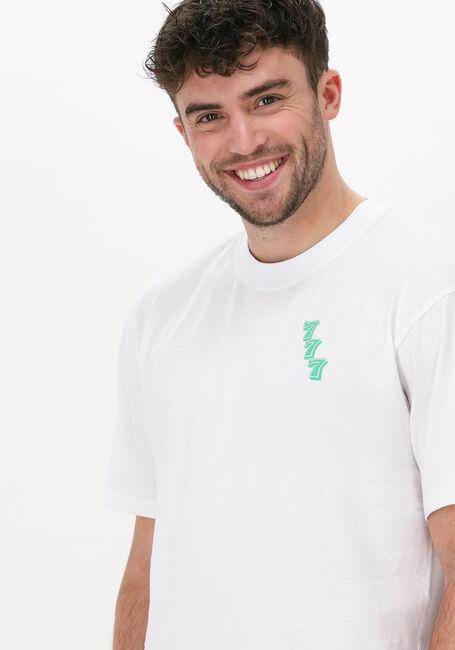 Weiße EDWIN T-shirt LUCKY OTOKO TS - large