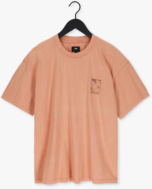 Orangene EDWIN T-shirt KISSU CHEST NATURAL TS - large
