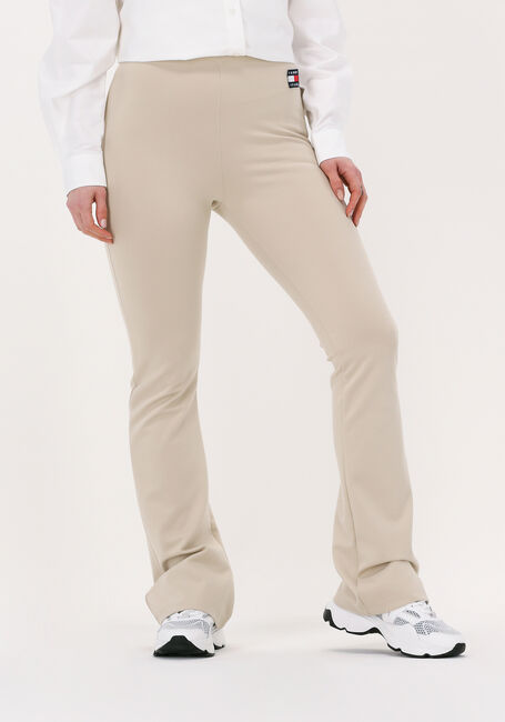 Sand TOMMY JEANS Schlaghose TJW BADGE FLARE LEGGING - large
