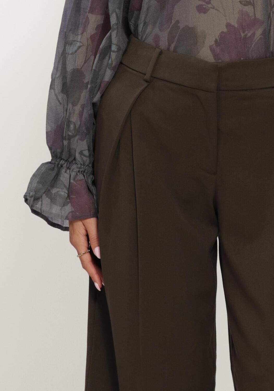 Gr&uuml;ne MSCH COPENHAGEN Weite Hose MSCHCHICA HENRIKA PANTS - large