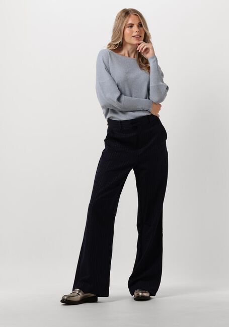 Blaue NUKUS Pullover BATWING PULLOVER LUREX - large