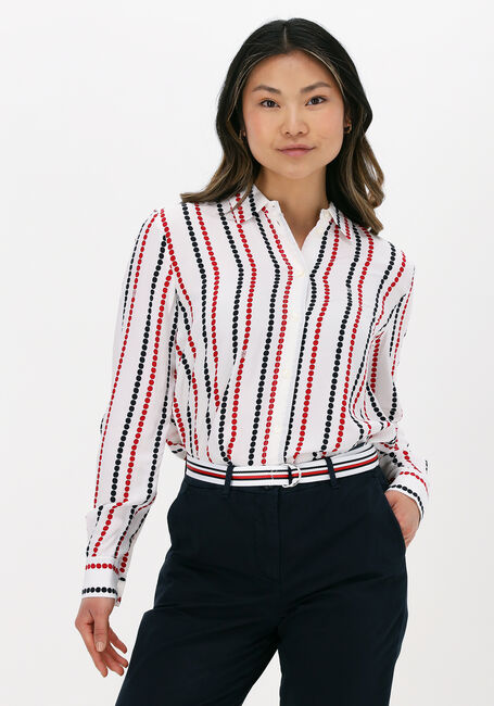 Weiße TOMMY HILFIGER Blusen VISCOSE FLEUR BLOUSE - large