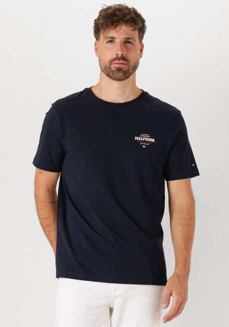 Blaue TOMMY HILFIGER T-shirt MONOTYPE ALL AMERICAN TEE - large