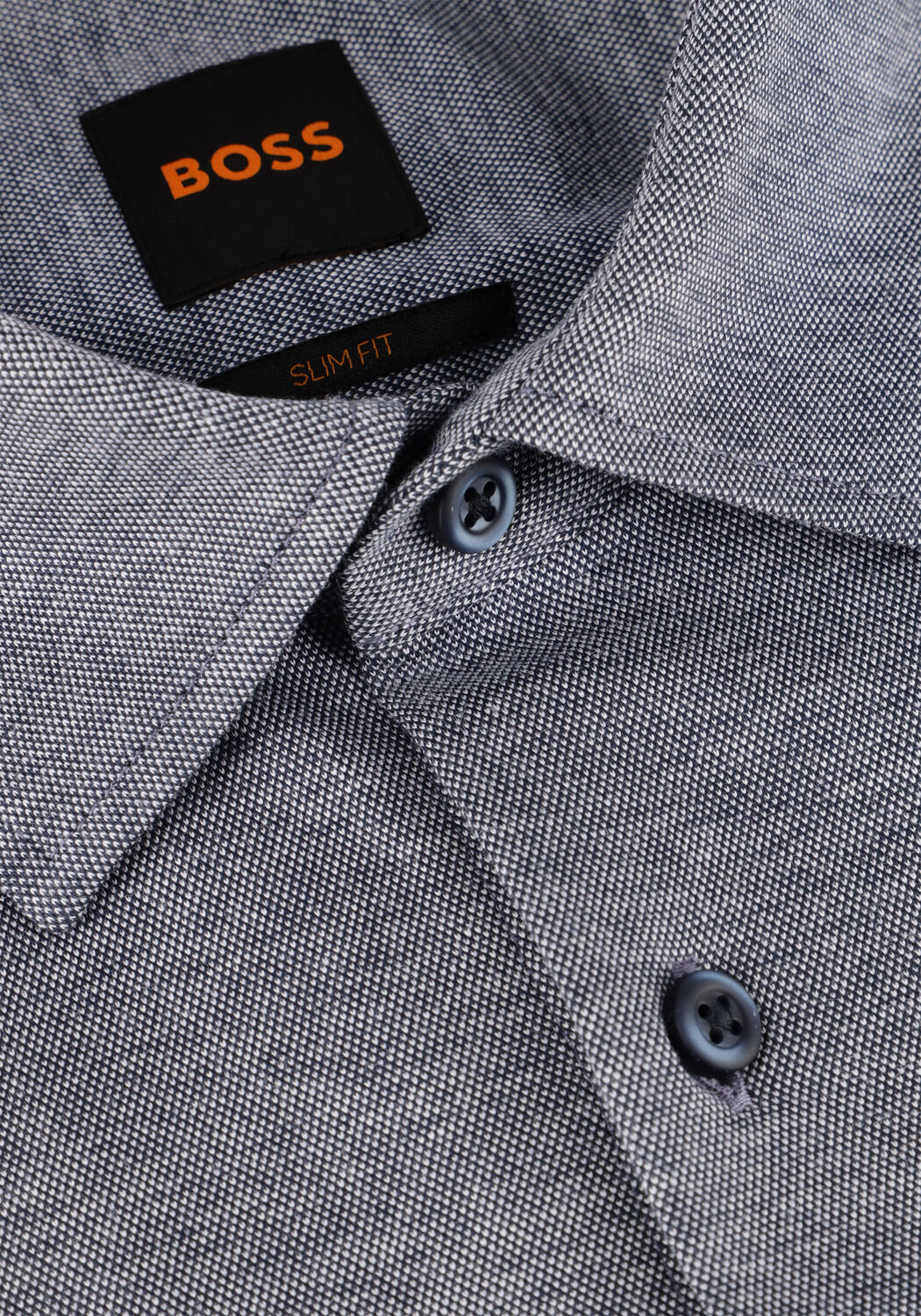 Graue BOSS ORANGE Klassisches Oberhemd MYSOFT - large