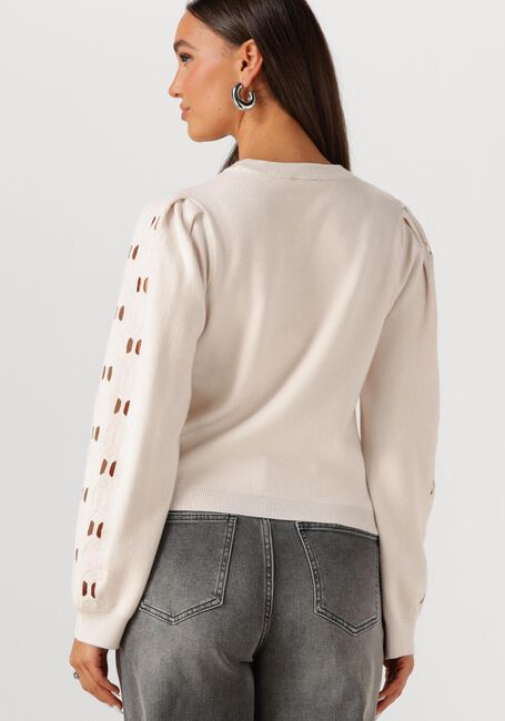 Creme OBJECT Pullover OBJYUKI L/S RE KNIT PULLOVER - large