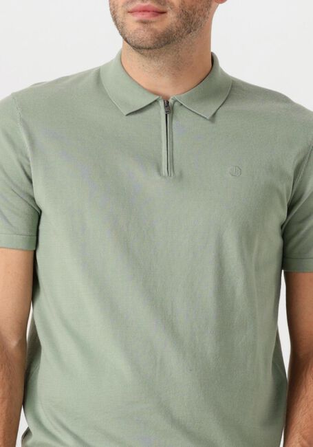 Grüne DSTREZZED Polo-Shirt DORIAN ZIP POLO - large