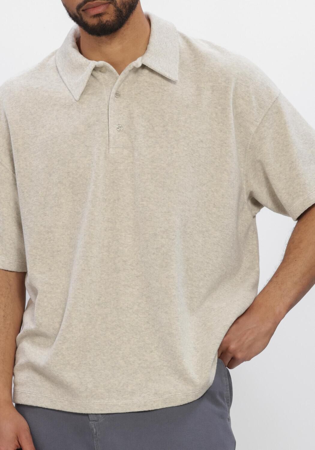 Beige AMERICAN VINTAGE Polo-Shirt BIEBAY - large