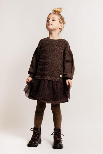 Braune BAJE STUDIO Minikleid GEMMI - large