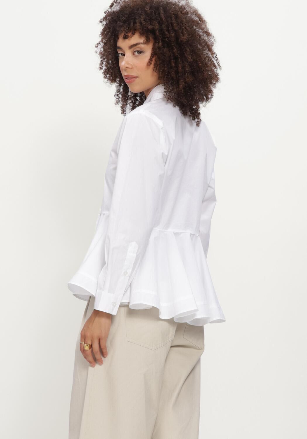 Wei&szlig;e BOII STUDIOS Top STIB SHIRT - large