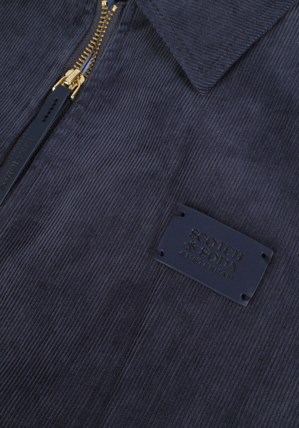 Graue SCOTCH & SODA Jack CORDUROY ZIP-THRU BLOUSON - large