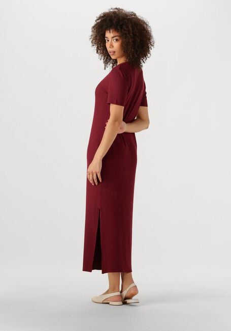 Rote CALVIN KLEIN Maxikleid A- MODAL RIB SS DRESS - large