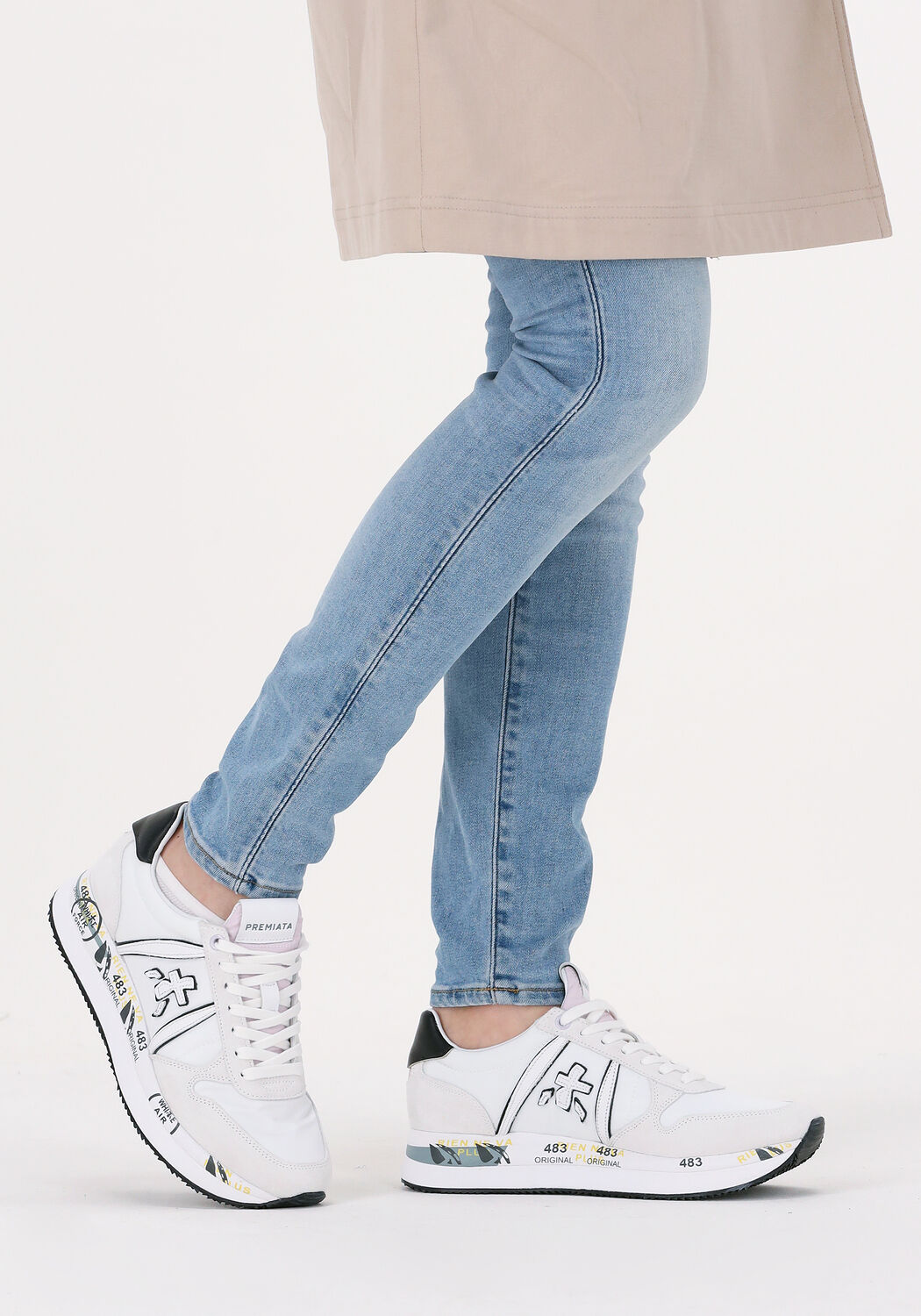 Wei&szlig;e PREMIATA Sneaker Low TRIS - large